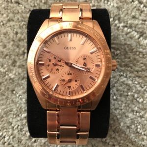 Rose Gold Guess Watch
